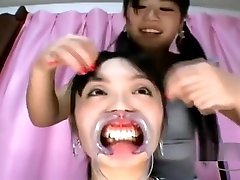 Asian youjizz pom Gag In Mouth Getting Her Teeths Licked Nose Tortured With Hooks