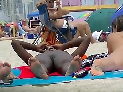 EXHIBITIONIST WIFE 100- HEATHER TAKES HER HUBBY HER GIRLFRIEND TO THE NUDE BEACH! GOOD black bbw double black anale BAD VOYEUR!!!
