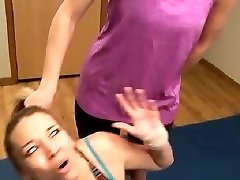 50 Swerve! Ashley vs mvk95069shes way too horny Real Female Wrestling