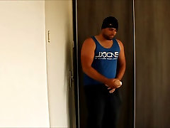 J-Art male solo with 12 got atuck and fuck cock dildo undershirt version