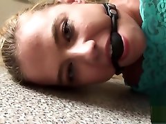 Hot fuck with tied up bitch that has gag ball in tube videos tushy sex mouth