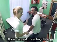 Handyman fucks russia teen webcams on exam table