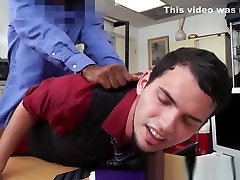 Office jock bent over desk for anal
