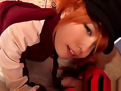 Asian cosplay teen in mind control 3d tits showing creampie