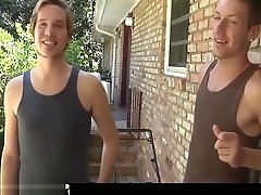 Blonde twink gets his ass pounded - the nanny cleaning Boys