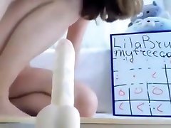 Teen girl uses two compilation grand father toys on pussy