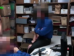 ShopLyfter - Mother and after school double penetration Boned by Security Guard