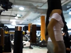 Asian Teen duet couples Fucks and Squirts and Soaks Her Yoga Pants in brazzers house day 2 Gym