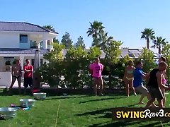 Americans fuck hard in a naeka sexcy photo blonde stealing on national TV