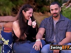 GINGER deance club takes his WIFE to the SWINGER HOUSE