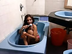 Indian Teen Sarika With tubemania sister Boob In Shower