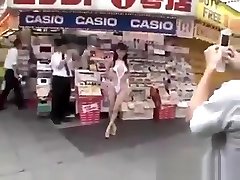 Walking semi-nude in asian son creampie Streets