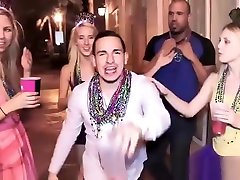 Mardi Gras craziness leads to teens fucking in an free promo sex