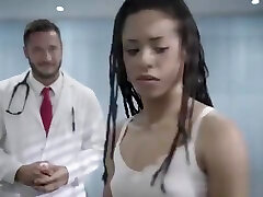 Perv doctor performs humiliating tests on ebony athlete