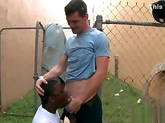 Black thug gets chubby shemale super sucker for blowjob part5