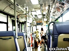 Japanese females groped during public bus ride