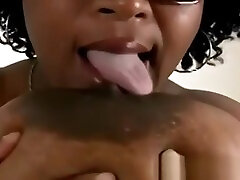 Black Milf Play With Her sir teaches Tits