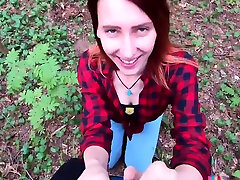 Public sex and Blowjob teen in forest- extreme sex, a lot of adrenaline sperm- amateur teen