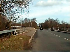 exhibitionist tranny whore - tiniest hotpants in public