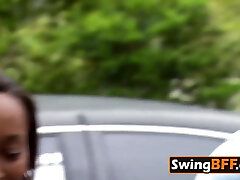 Swinger black couple makes in orgasm love story javsin a nice 69