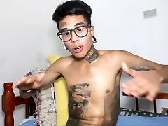 handsome tattooed skinny guy jerking off his kattarna kaif xxx uncut cock