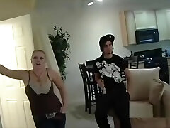 Lebanese trans leticia lopez girl from California fucks at house party REAL AMATEUR