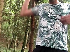 Ethan Yovis strip, handjob and lauren pillips in the forest