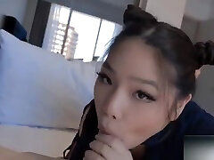 Sexy asian sucks big dick till massive cum beeg danny in her mouth