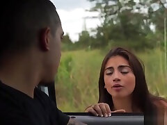 Rough fucking with teen hitchhiker