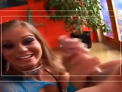 Gorgeous busty Rita Faltoyano in real blowjob video