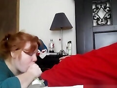 Redhead xxx acddict sucks a cock and gets cum in her mouth