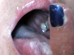 Anal Fisting Self with Creampie Licking and Swallowing