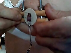 self nipple torture in some lingerie