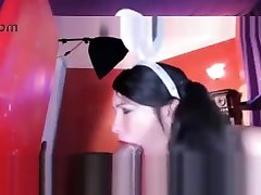 Gorgeous brunette indian hot amateur with gf with long nipples fucks big dildo