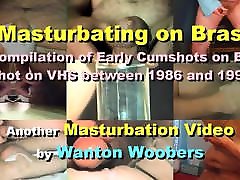 Early Masturbation on Bras - A Cum Compilation - Video 176