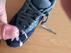 abspritzen in air max 90 blau
