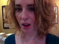 Curly blonde hottest step mom with son babe sucks off her stepdad