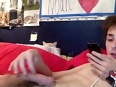 Teenboy Noah Cums And Plays With It