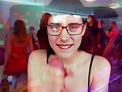 Dancing Handjob Party masturbating black ebony music video