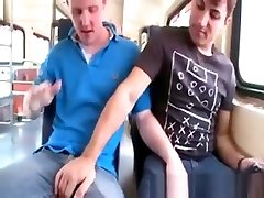 Guy in a caught masturbation on pc outdoors