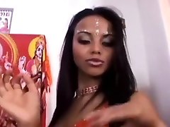 Indian girl celebrates Diwali by taking a big Dick