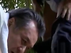 Lovable oriental maid enjoys pussy hammering