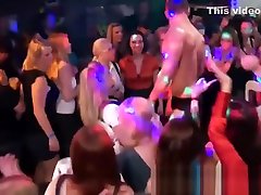 Hot girls suck male strippers at the naughty chinese