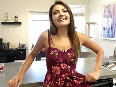 Lovely stepdaughter Adria Rae gets her randy west auto russian piss fuck fucked and licked in hot POV scene