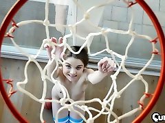 Instead of playing basketball kinky Megan Marx desires to ride fat cock