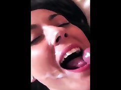 Cum on her face and keep fucking