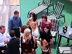 Bitches have a fun a monster cock feast at a sex party