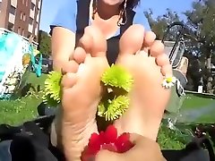 Latin massage madel feet