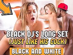 BLACK4K. After step mom force in son party, DJ and blonde have black on white