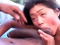 Horny snew cutie ideas gives nice hot to enormous black cock